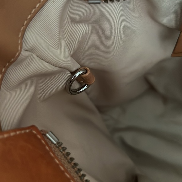 COACH Gallery Jacquard & Leather Tote - Picture 8 of 9